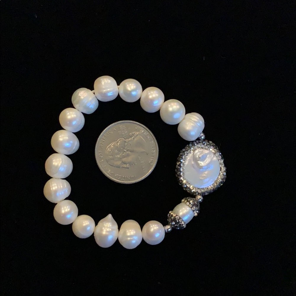 Pearl and Coin Pearl Bracelet